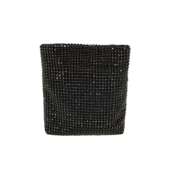 TORY BURCH Night Owl Crystal Embellished Mini Tote in Black - Picture 4 of 9